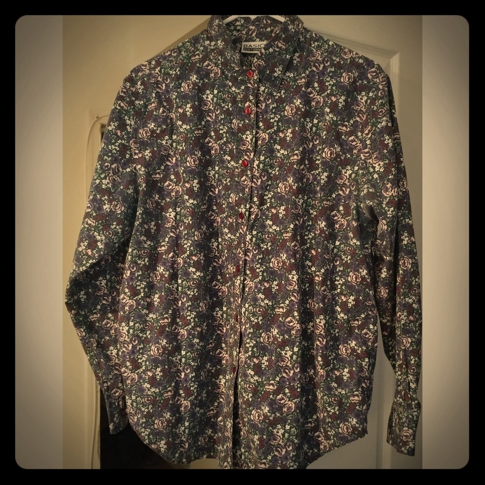 Floral Button Down Shirt